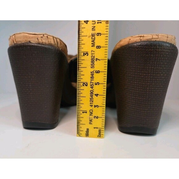 Naturalizer N5 Comfort Style Denton Sz 7N High heeled slip on leather sandals - Picture 6 of 11